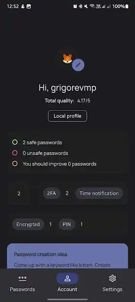 Play Password manager [Offline] as an online game Password manager [Offline] with UptoPlay